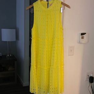 Lilly Pulitzer Yellow eyelet dress Size M
